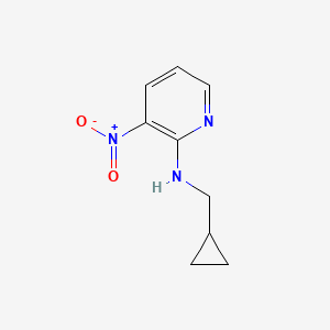 B1386602 N-(cyclopropylmethyl)-3-nitropyridin-2-amine CAS No. 1022146-55-9