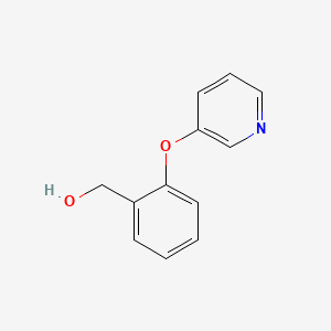 molecular formula C12H11NO2 B1386614 [2-(Pyridin-3-yloxy)phenyl]methanol CAS No. 1094325-07-1