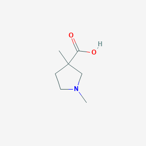 molecular formula C7H13NO2 B1386633 1,3-ジメチルピロリジン-3-カルボン酸 CAS No. 912771-28-9