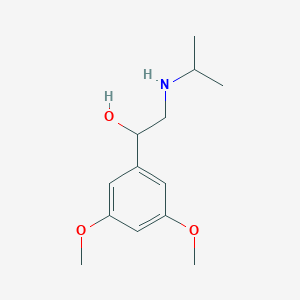 molecular formula C13H21NO3 B1386673 1-(3,5-Dimethoxyphenyl)-2-(isopropylamino)-1-ethanol CAS No. 804428-42-0