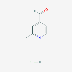 molecular formula C7H8ClNO B1386692 2-Methylisonicotinaldehyde hydrochloride CAS No. 1171742-69-0