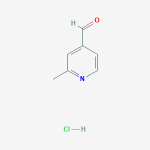 molecular formula C7H8ClNO B1386692 2-甲基异烟酰醛盐酸盐 CAS No. 1171742-69-0