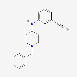 1-benzyl-N-(3-ethynylphenyl)piperidin-4-amine