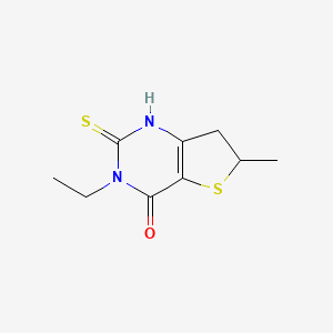 3-ethyl-2-mercapto-6-methyl-6,7-dihydrothieno[3,2-d]pyrimidin-4(3H)-one