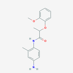 N-(4-Amino-2-methylphenyl)-2-(2-methoxyphenoxy)-propanamide