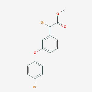 Methyl 2-bromo-2-[3-(4-bromophenoxy)phenyl]acetate