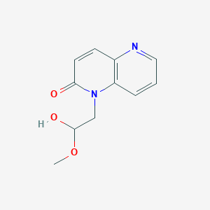 1-(2-Hydroxy-2-methoxyethyl)-1,5-naphthyridin-2-one