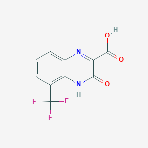 3-oxo-5-(trifluoromethyl)-4H-quinoxaline-2-carboxylic acid