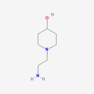 molecular formula C7H16N2O B138673 1-(2-Aminoethyl)piperidin-4-ol CAS No. 129999-60-6