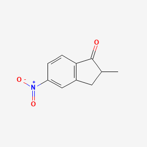 2-Methyl-5-nitro-2,3-dihydroinden-1-one