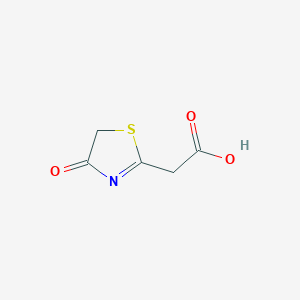 B1386732 (4-Oxo-4,5-dihydro-1,3-thiazol-2-yl)acetic acid CAS No. 773109-75-4