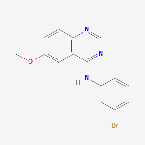 N-(3-bromophenyl)-6-methoxyquinazolin-4-amine