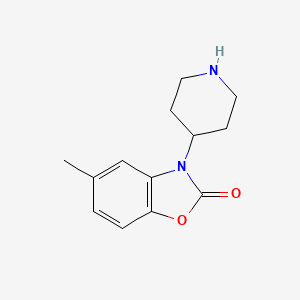 5-Methyl-3-piperidin-4-yl-1,3-benzoxazol-2-one