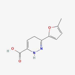 molecular formula C10H10N2O3 B13867389 3-(5-Methylfuran-2-yl)-1,4-dihydropyridazine-6-carboxylic acid 