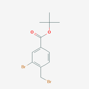 Tert-butyl 3-bromo-4-(bromomethyl)benzoate