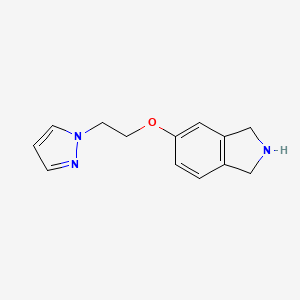 5-(2-pyrazol-1-ylethoxy)-2,3-dihydro-1H-isoindole