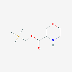 Trimethylsilylmethyl morpholine-3-carboxylate