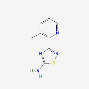 3-(3-Methylpyridin-2-yl)-1,2,4-thiadiazol-5-amine