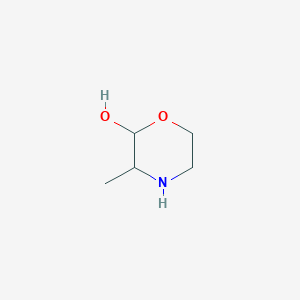 molecular formula C5H11NO2 B13867481 3-Methylmorpholin-2-ol 