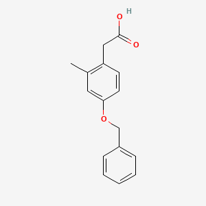 2-(2-Methyl-4-phenylmethoxyphenyl)acetic acid