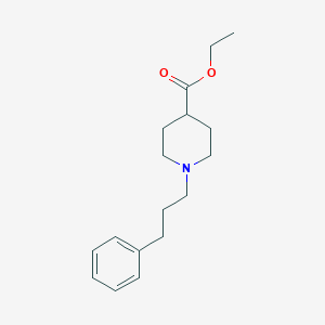 molecular formula C17H25NO2 B13867687 Ethyl 1-(3-phenylpropyl)piperidine-4-carboxylate 