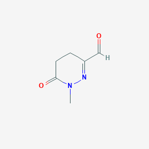 1-Methyl-6-oxo-1,4,5,6-tetrahydropyridazine-3-carboxaldehyde