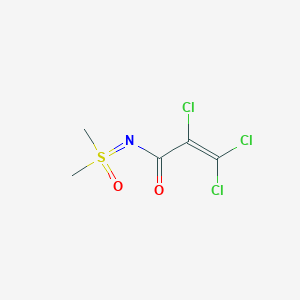 N1-(1,1-Dimethyl-1-oxo-lambda6-sulfanylidene)-2,3,3-trichloroacrylamide