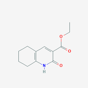 molecular formula C12H15NO3 B1386774 Ethyl 2-hydroxy-5,6,7,8-tetrahydroquinoline-3-carboxylate CAS No. 260247-92-5