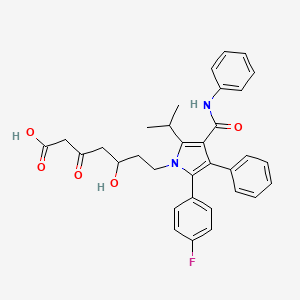 2-(4-Fluorophenyl)-delta-hydroxy-5-(1-methylethyl)-beta-oxo-3-phenyl-4-[(phenylamino)carbonyl]-1H-pyrrole-1-heptanoic Acid