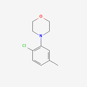 molecular formula C11H14ClNO B13867780 4-(2-Chloro-5-methylphenyl)morpholine 