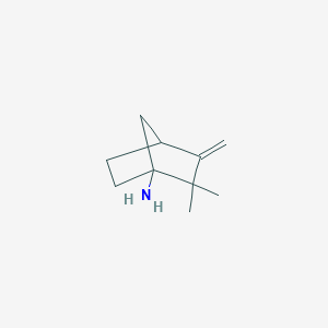 molecular formula C10H17N B138678 2,2-Dimethyl-3-methylenenorbornan-1-amine CAS No. 150963-99-8