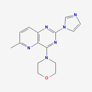 2-(1H-imidazol-1-yl)-6-methyl-4-morpholin-4-ylpyrido[3,2-d]pyrimidine