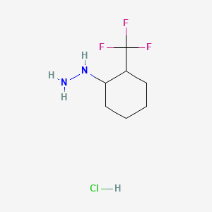 molecular formula C7H14ClF3N2 B13867807 [2-(Trifluoromethyl)cyclohexyl]hydrazine Hydrochloride 