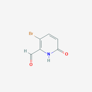 3-Bromo-6-oxo-1,6-dihydropyridine-2-carbaldehyde