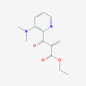 Ethyl 2-[3-(dimethylamino)pyridine-2-carbonyl]prop-2-enoate