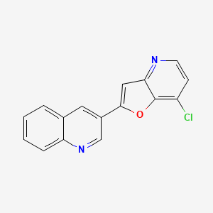 7-Chloro-2-quinolin-3-ylfuro[3,2-b]pyridine