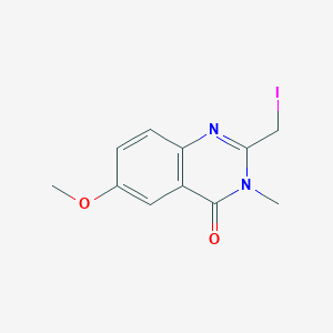 2-(Iodomethyl)-6-methoxy-3-methylquinazolin-4-one