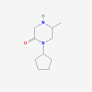 1-Cyclopentyl-5-methylpiperazin-2-one