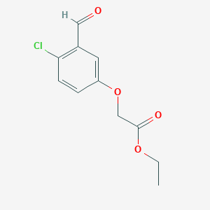 Ethyl 2-(4-chloro-3-formylphenoxy)acetate