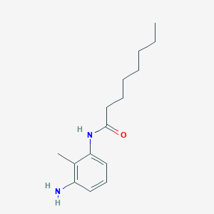 molecular formula C15H24N2O B1386792 N-(3-Amino-2-methylphenyl)octanamide CAS No. 1020056-71-6