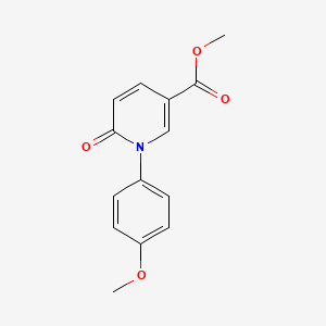 Methyl 1-(4-methoxyphenyl)-6-oxo-1,6-dihydropyridine-3-carboxylate