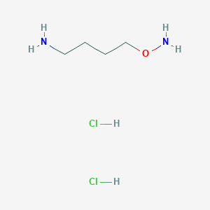 molecular formula C4H14Cl2N2O B13867945 O-(4-aminobutyl)hydroxylamine;dihydrochloride 