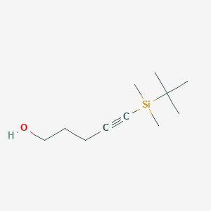 5-[Tert-butyl(dimethyl)silyl]pent-4-yn-1-ol