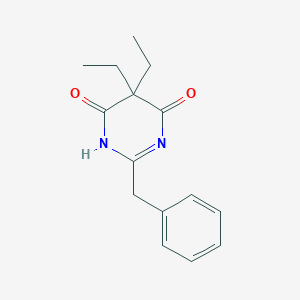 molecular formula C15H18N2O2 B13867980 2-benzyl-5,5-diethyl-1H-pyrimidine-4,6-dione 