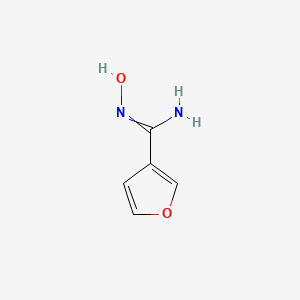 molecular formula C5H6N2O2 B13867992 N-hydroxyfuran-3-carboximidamide 