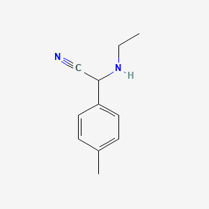 B1386802 2-(Ethylamino)-2-(p-tolyl)acetonitrile CAS No. 1017679-03-6