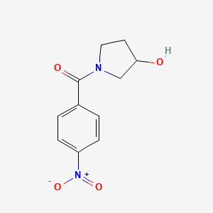 (3-Hydroxypyrrolidin-1-yl)-(4-nitrophenyl)methanone