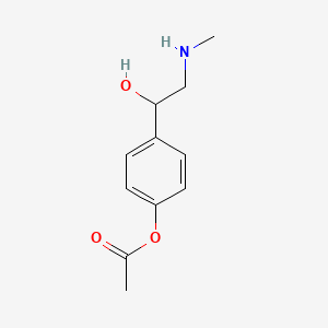 [4-[1-Hydroxy-2-(methylamino)ethyl]phenyl] acetate