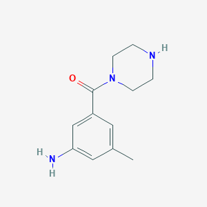 (3-Amino-5-methylphenyl)-piperazin-1-ylmethanone