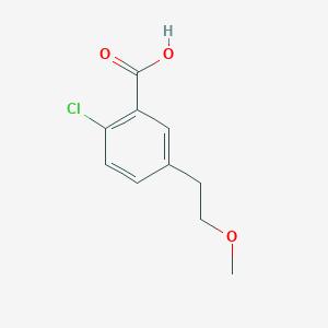 2-Chloro-5-(2-methoxyethyl)benzoic acid